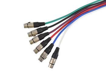 Mic Lead XLR Male to XLR Female Suits Balanced Mics - Choice of Cable Length